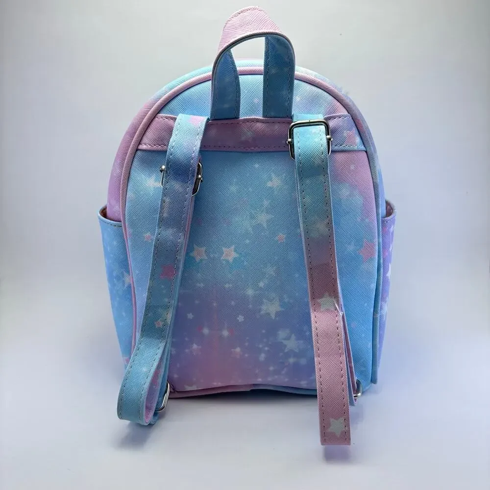 UNDER.ONE.SKY Unicorn Face Multicolored Mini Backpack